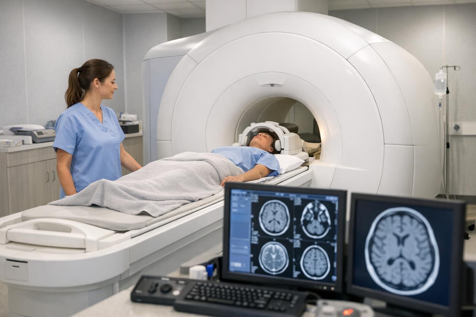 Badanie MRI mózgu wykonane w pracowni diagnostycznej